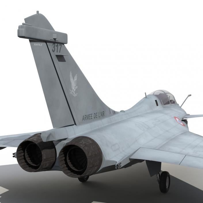 3D model French Fighter Dassault Rafale