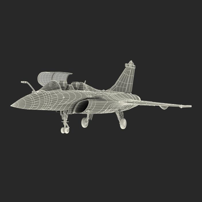 3D model French Fighter Dassault Rafale