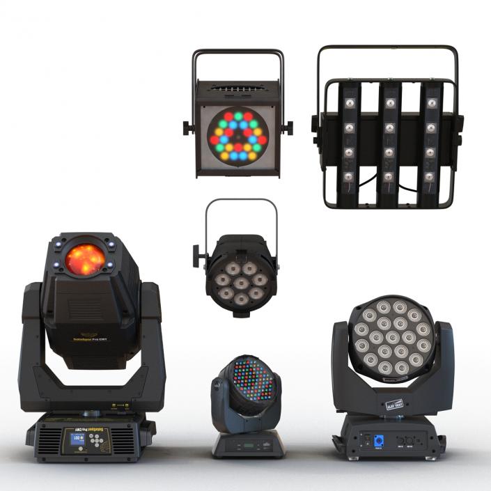 Stage Lighting Collection 4 3D