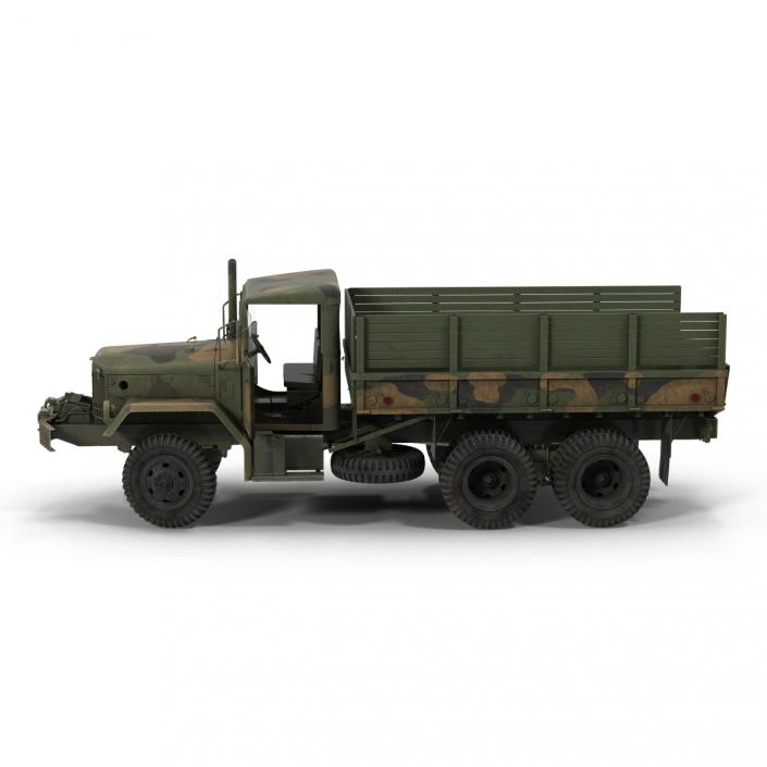 3D Military Cargo Truck m35a2 Camo