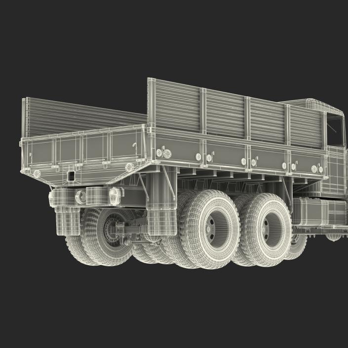3D Military Cargo Truck m35a2 Camo