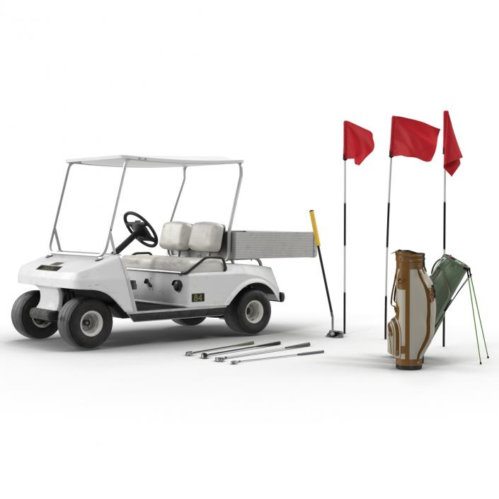 Golf Equipment Collection 2 3D