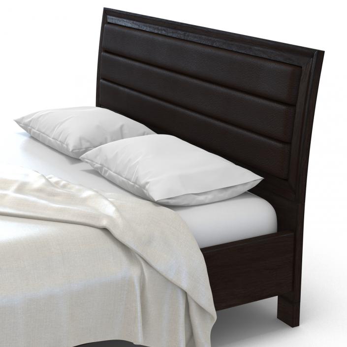 3D Queen Bed 3