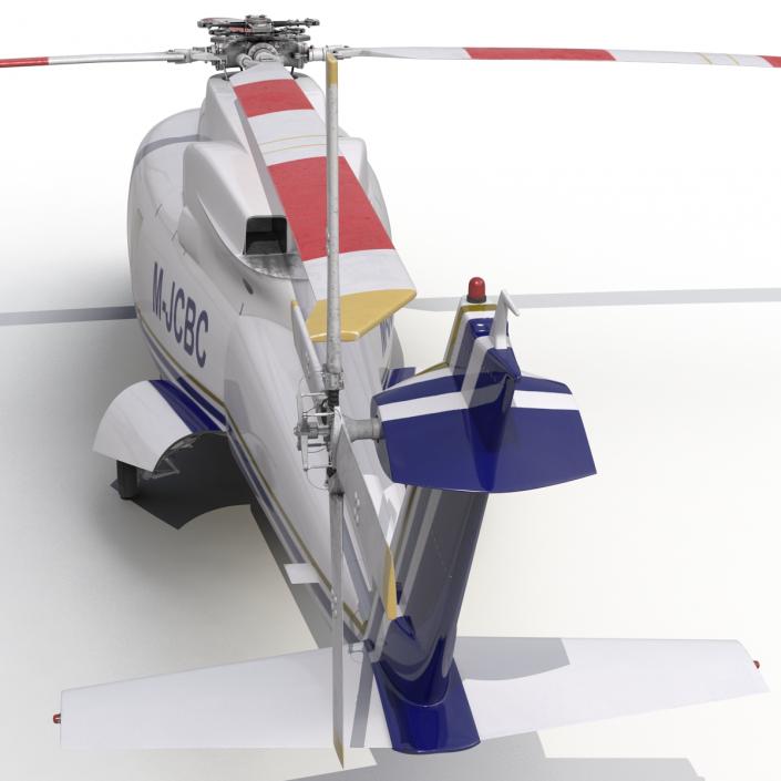 3D Helicopter Sikorsky s76 model