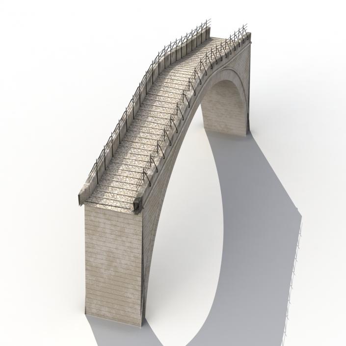 3D model Ottoman Bridge Stari Most
