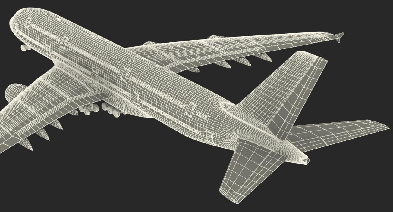 3D Airbus A380-1000 Lufthansa