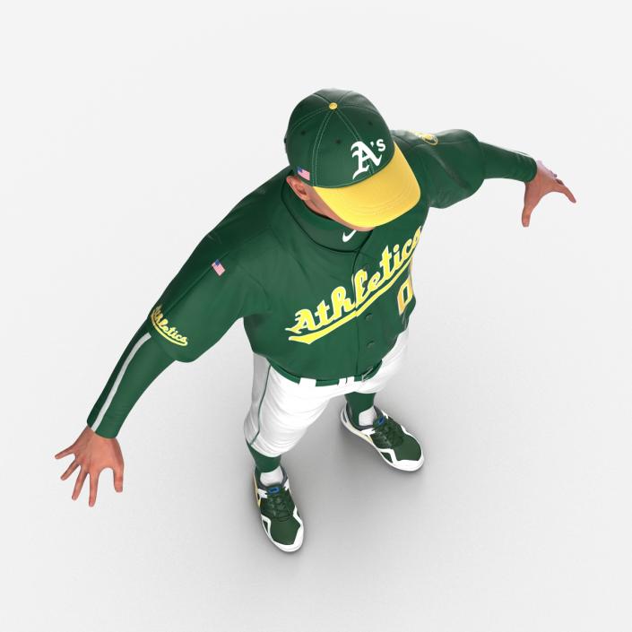 Baseball Player Athletics 2 3D
