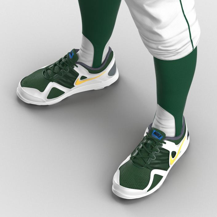 Baseball Player Outfit Athletics 2 3D model