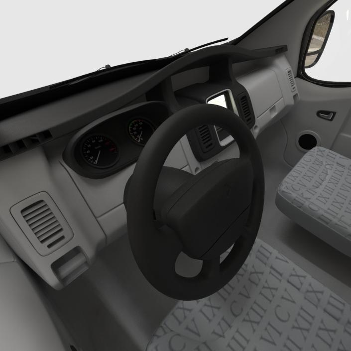 3D model Renault Trafic 2013 Simple Interior