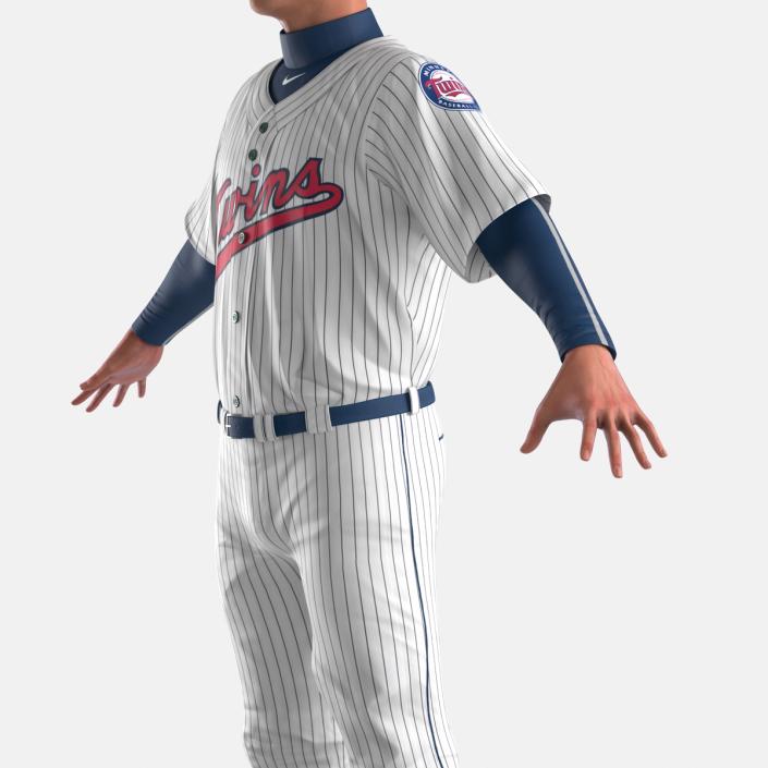 3D Baseball Player Twins 2 model