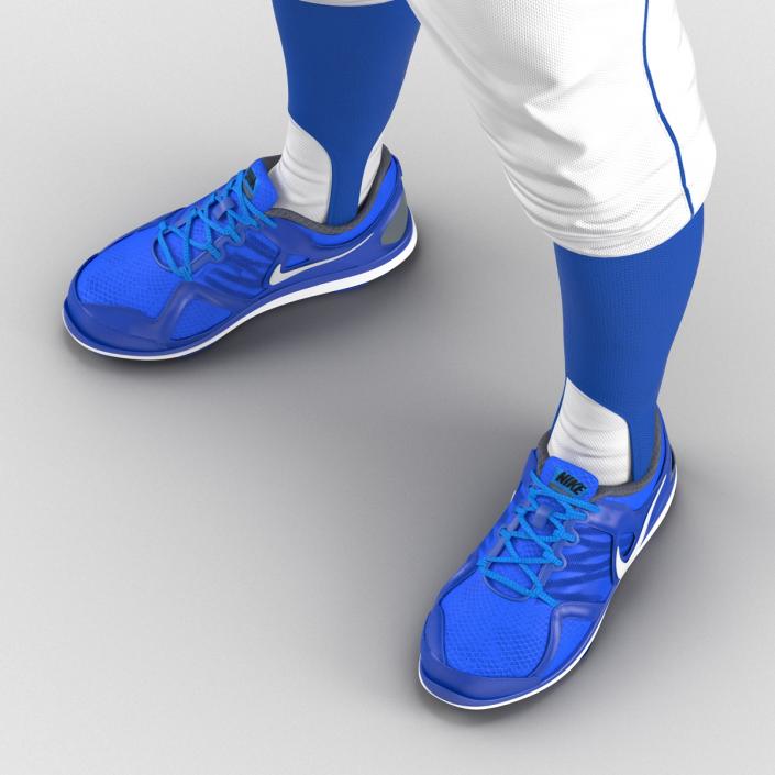 Baseball Player Outfit Mets 3 3D model