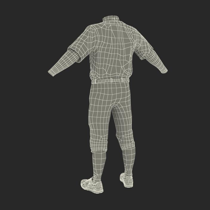 Baseball Player Outfit Mets 3 3D model