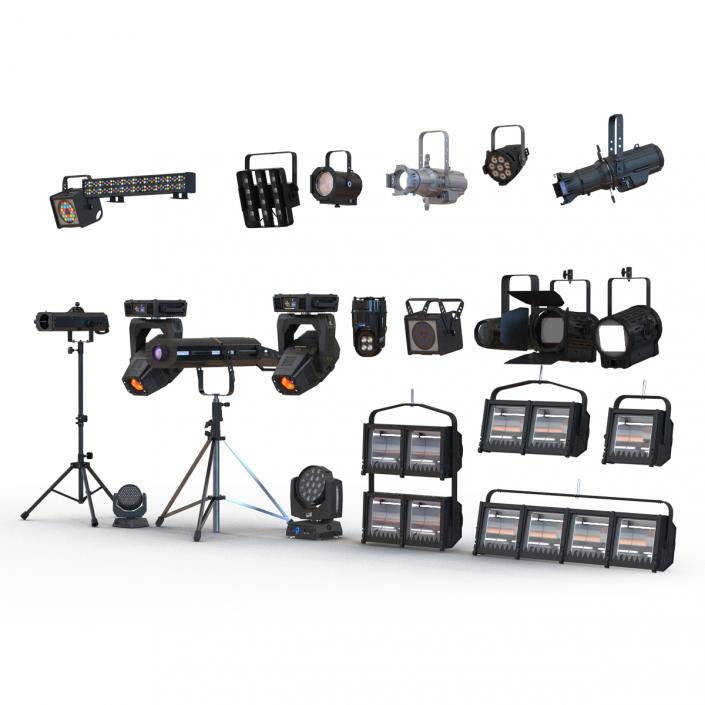 3D model Stage Lighting Collection