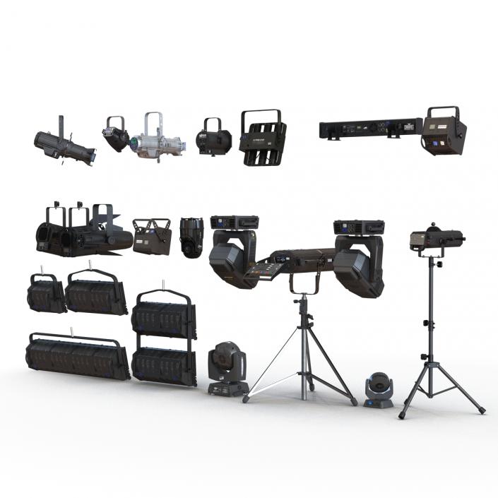 3D model Stage Lighting Collection