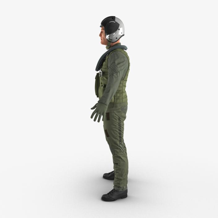 3D Military Jet Fighter Pilot