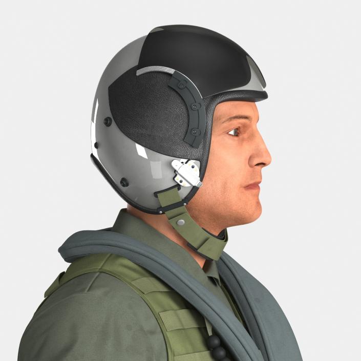 3D Military Jet Fighter Pilot