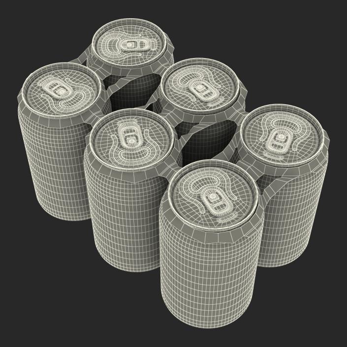 Six Pack of Cans Fanta 3D