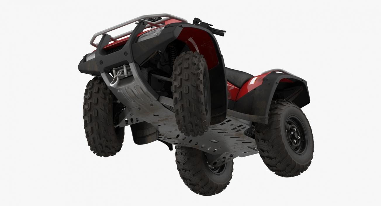 3D ATV Bike Generic Rigged model