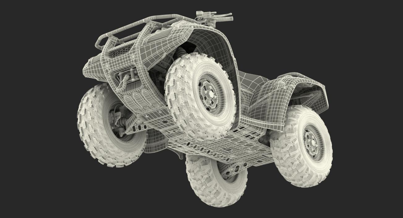 3D ATV Bike Generic Rigged model