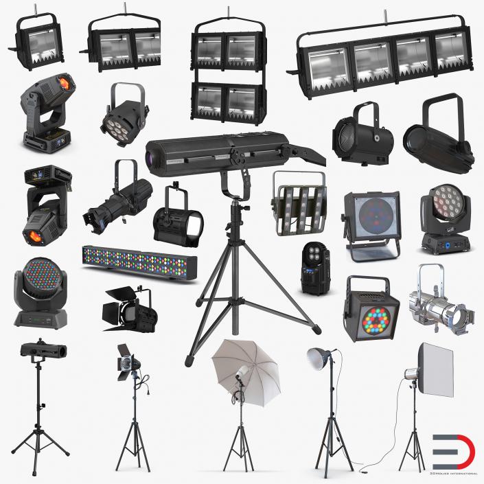 3D Studio and Stage Lighting Collection