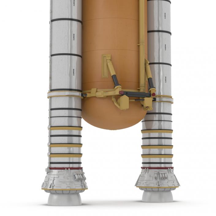 Space Shuttle Endeavour With Boosters 3D