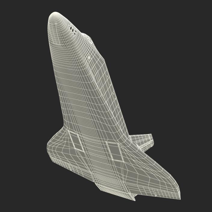 Space Shuttle Endeavour With Boosters 3D