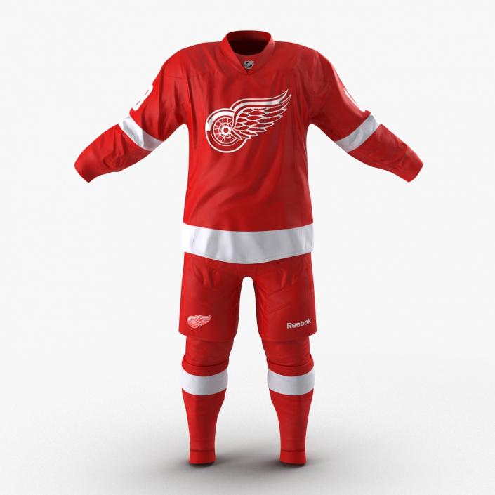 Hockey Clothes Detroit Red Wings 3D