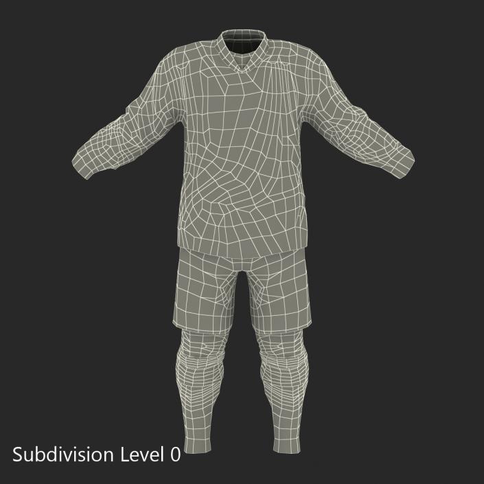 3D Hockey Clothes Montreal Canadiens model