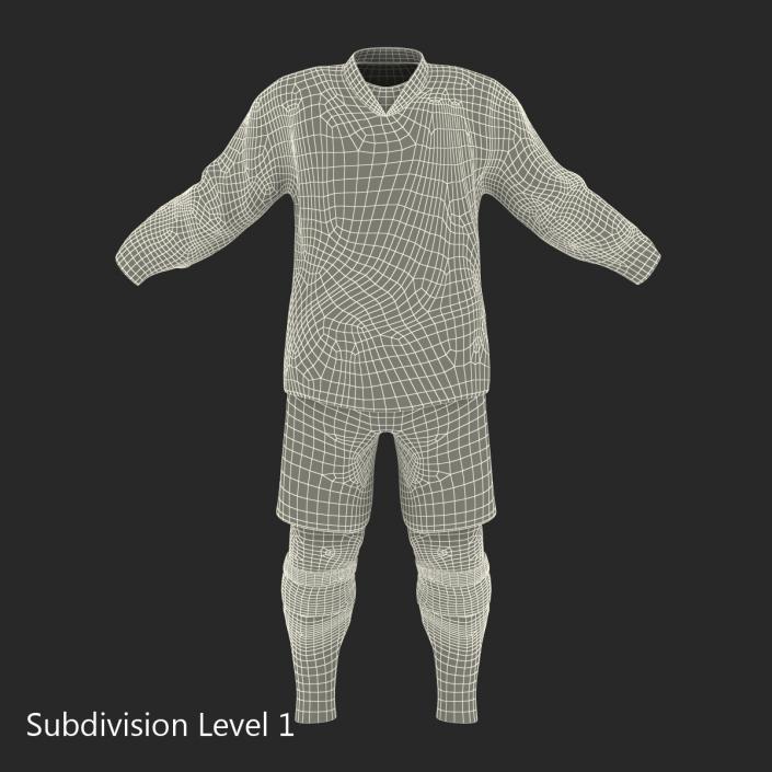 3D Hockey Clothes Montreal Canadiens model