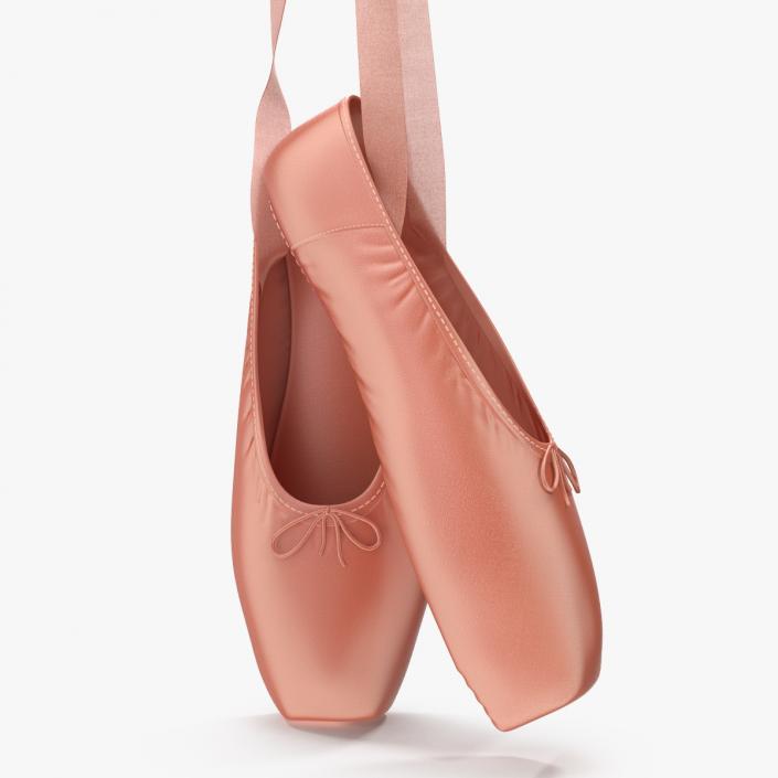 3D model Hanging Pink Ballet Shoes