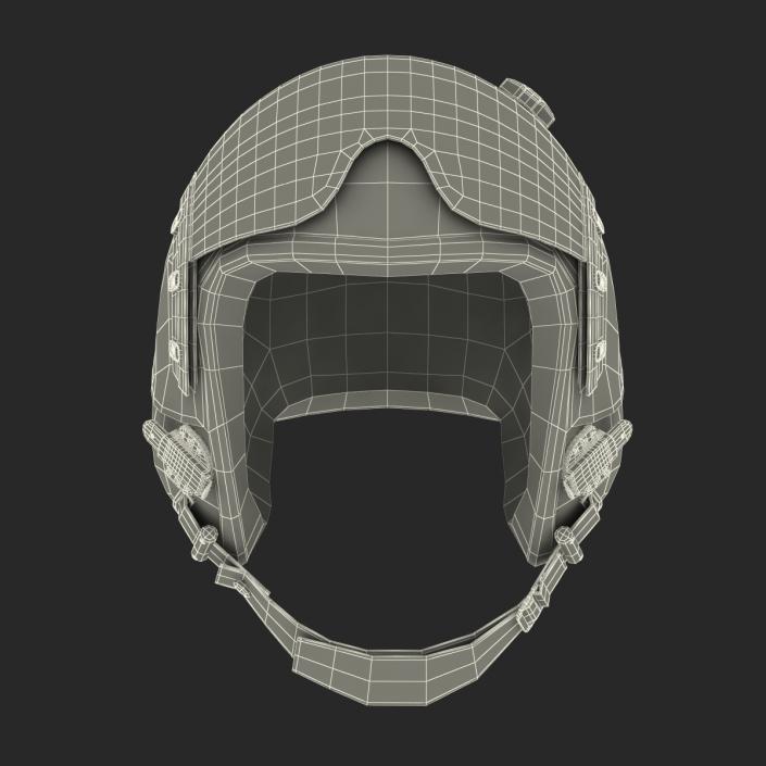 3D Military Pilot Helmet 2 model
