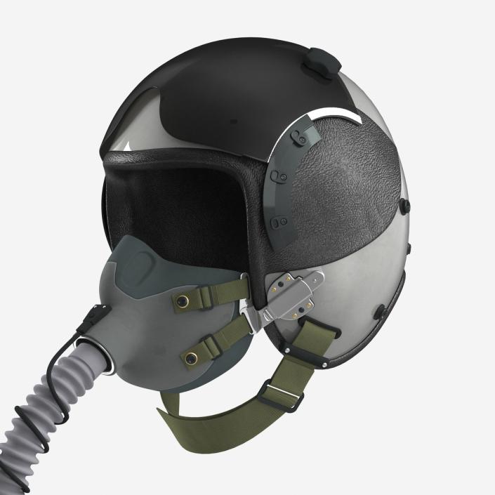 US Military Pilot Helmet 3D model
