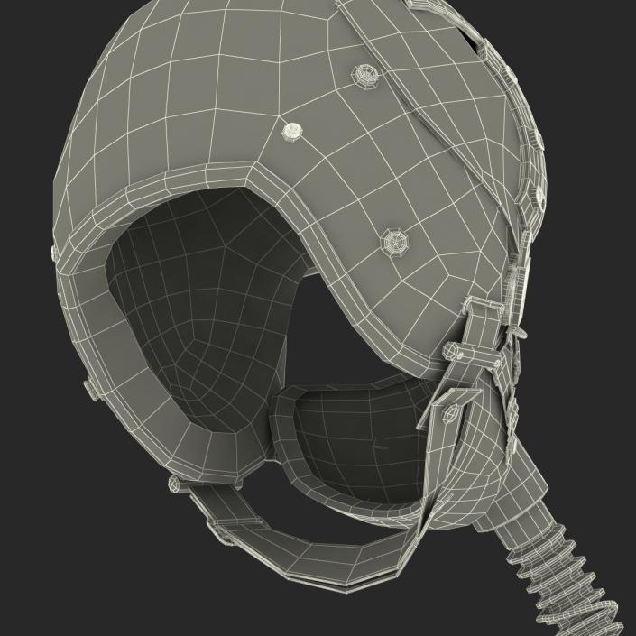 US Military Pilot Helmet 3D model
