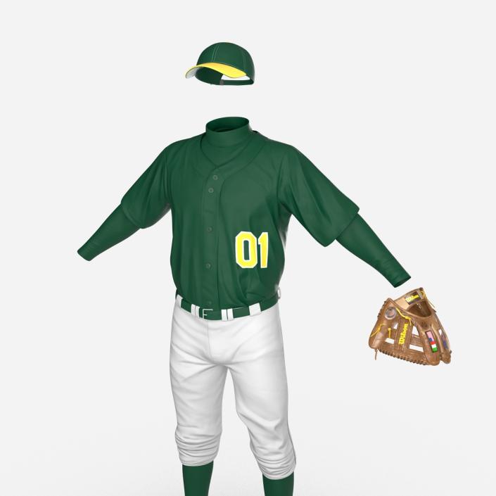 3D model Baseball Player Outfit Generic
