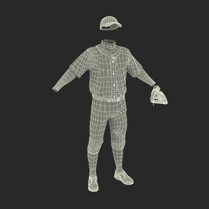 Baseball Player Outfit Generic 9 3D