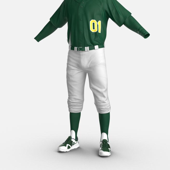 Baseball Player Outfit Generic 2 3D