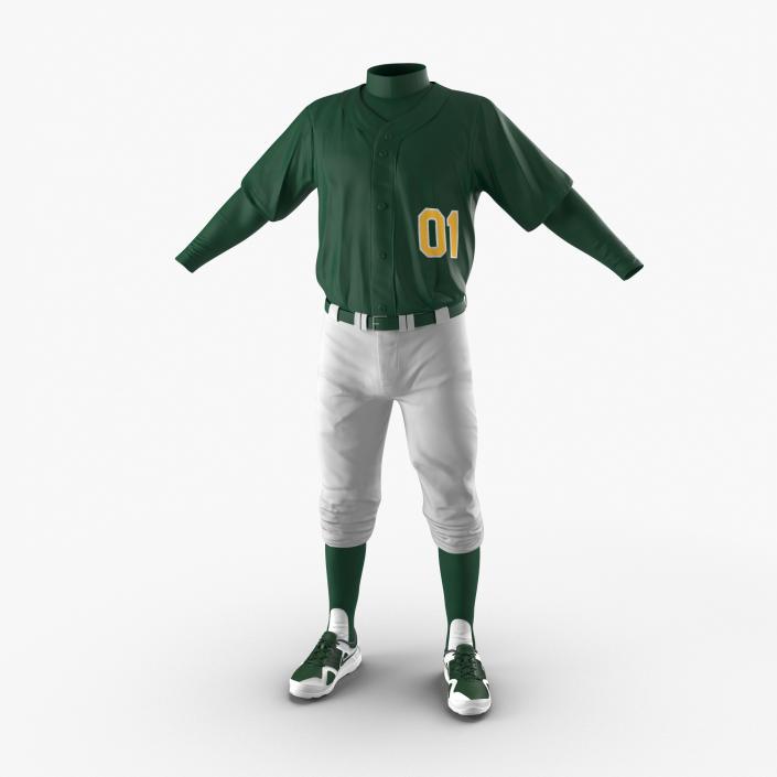 Baseball Player Outfit Generic 3 3D