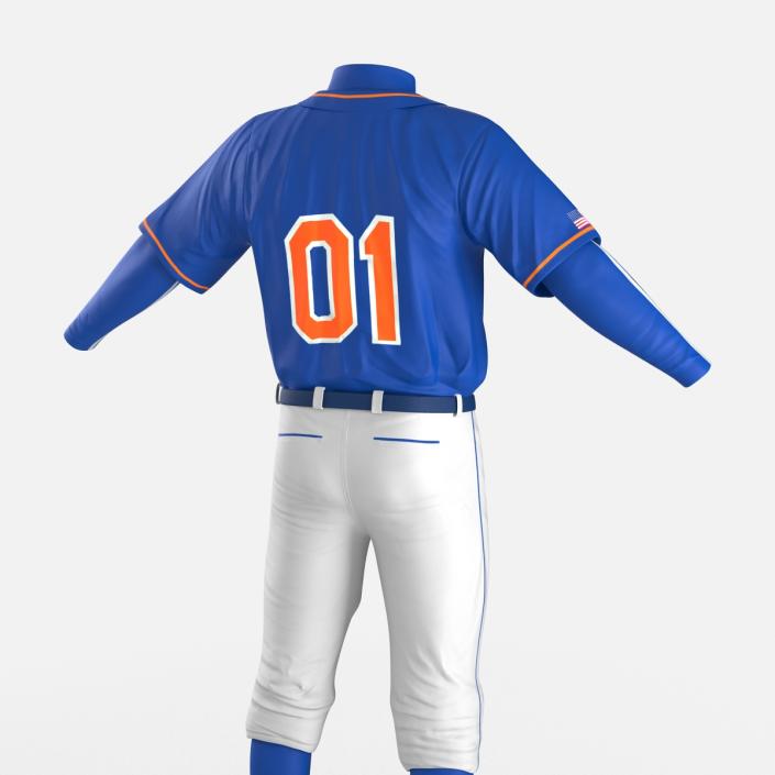 Baseball Player Outfit Generic 5 3D