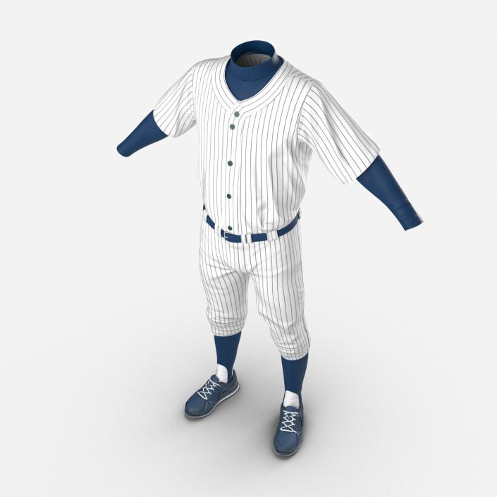 Baseball Player Outfit Generic 8 3D