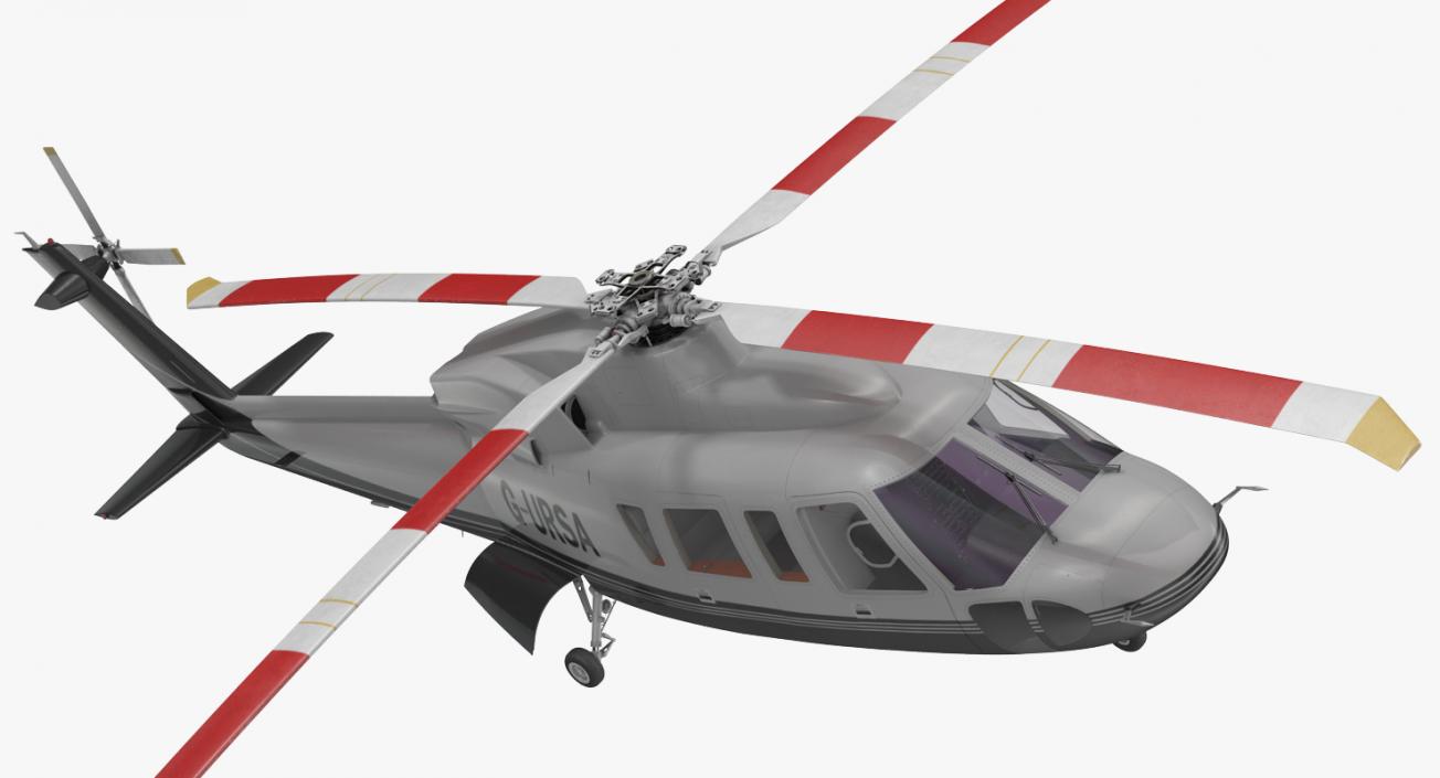 3D Utility Helicopter Sikorsky s76