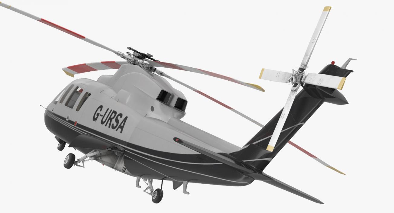 3D Utility Helicopter Sikorsky s76