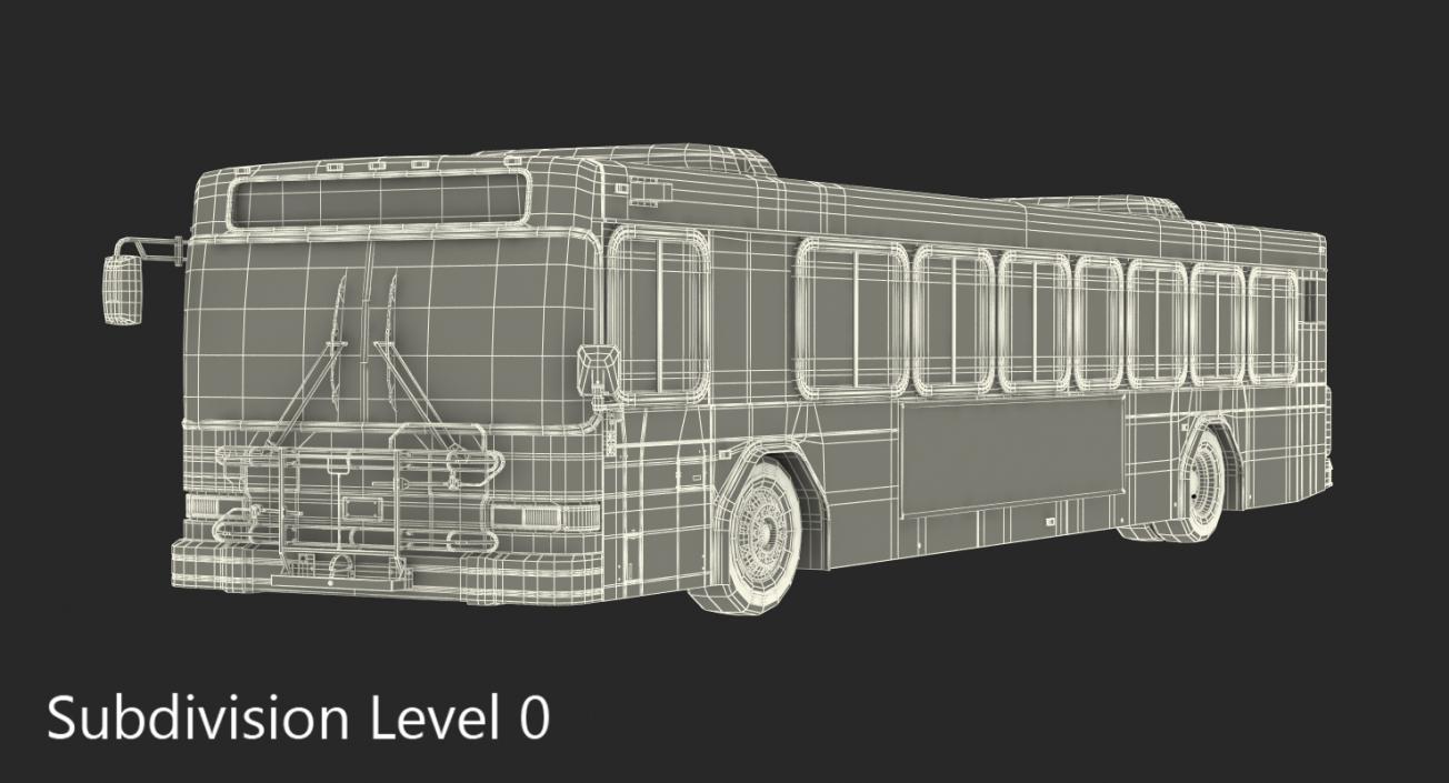 3D model Gillig Low Floor Bus