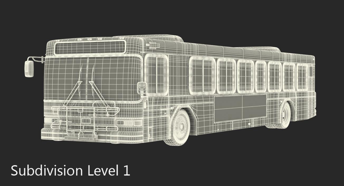 3D model Gillig Low Floor Advantage Bus