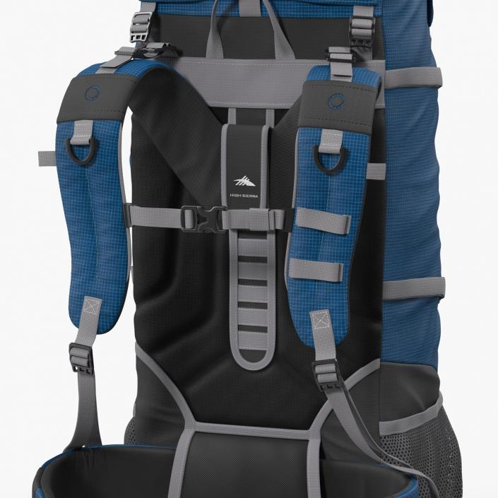 Large Camping Backpack 3D