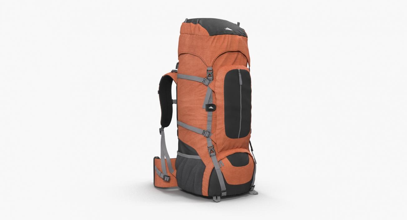 3D Large Camping Backpack Red