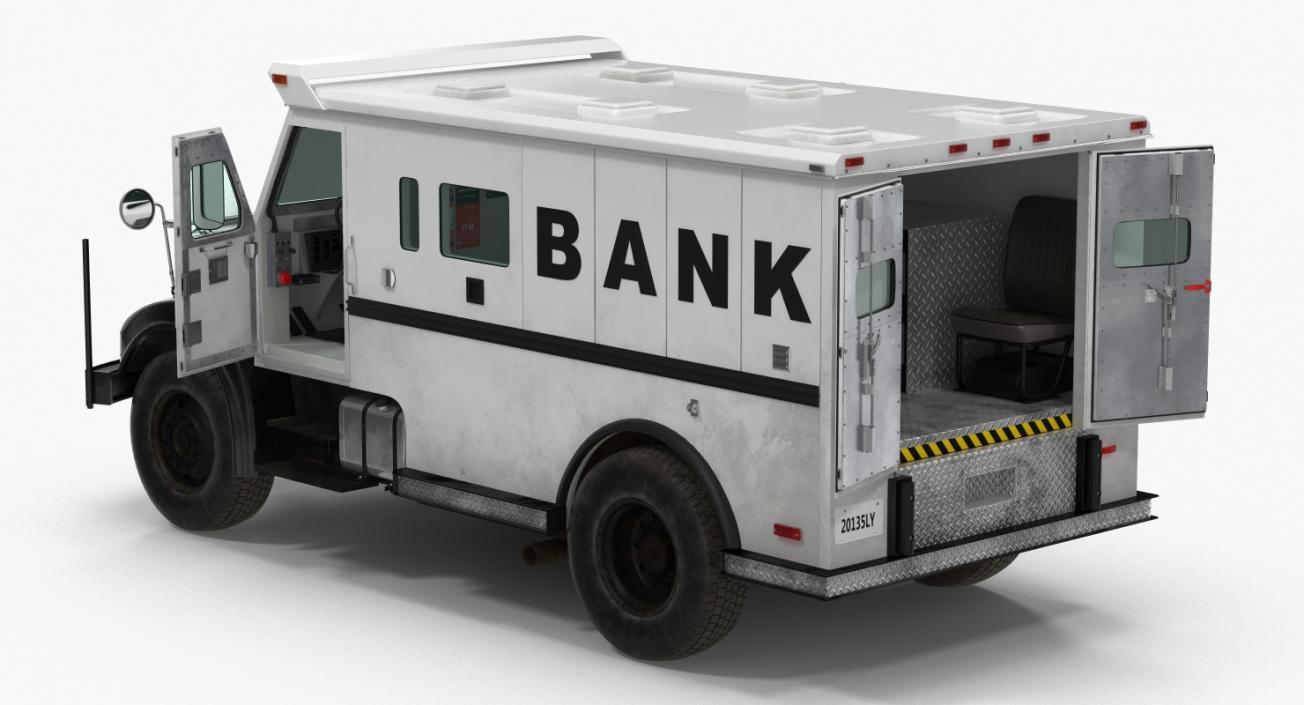 3D Bank Armored Car 2 model