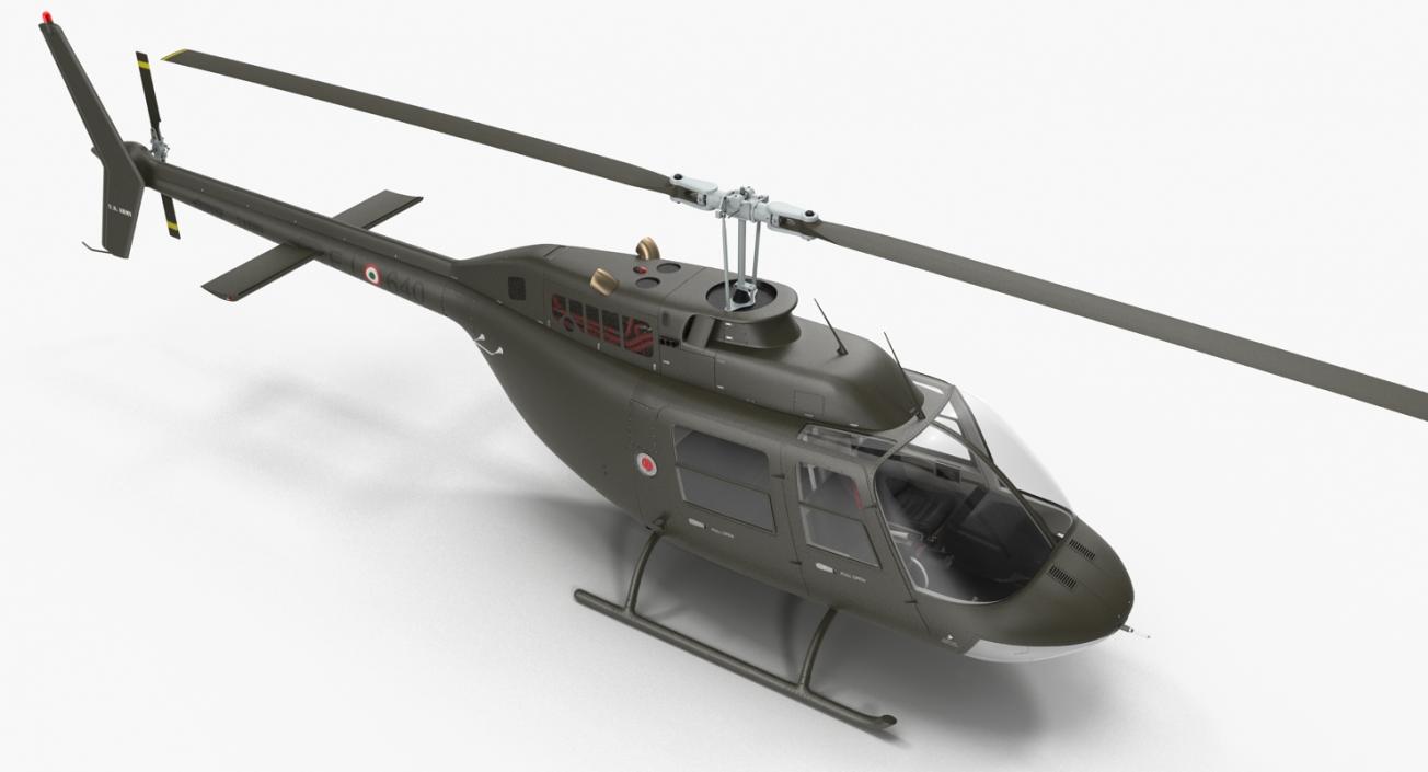 3D Bell 206 JetRanger Italian Army