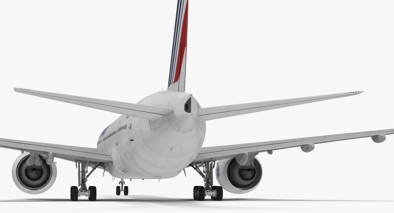 Boeing 777 8x Air France 3D model