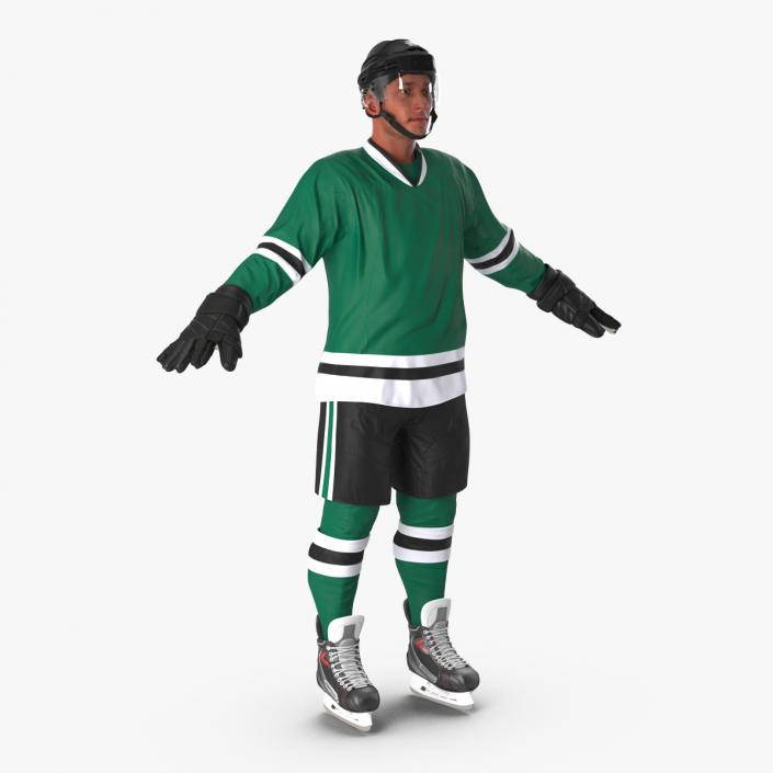 3D Hockey Player Generic
