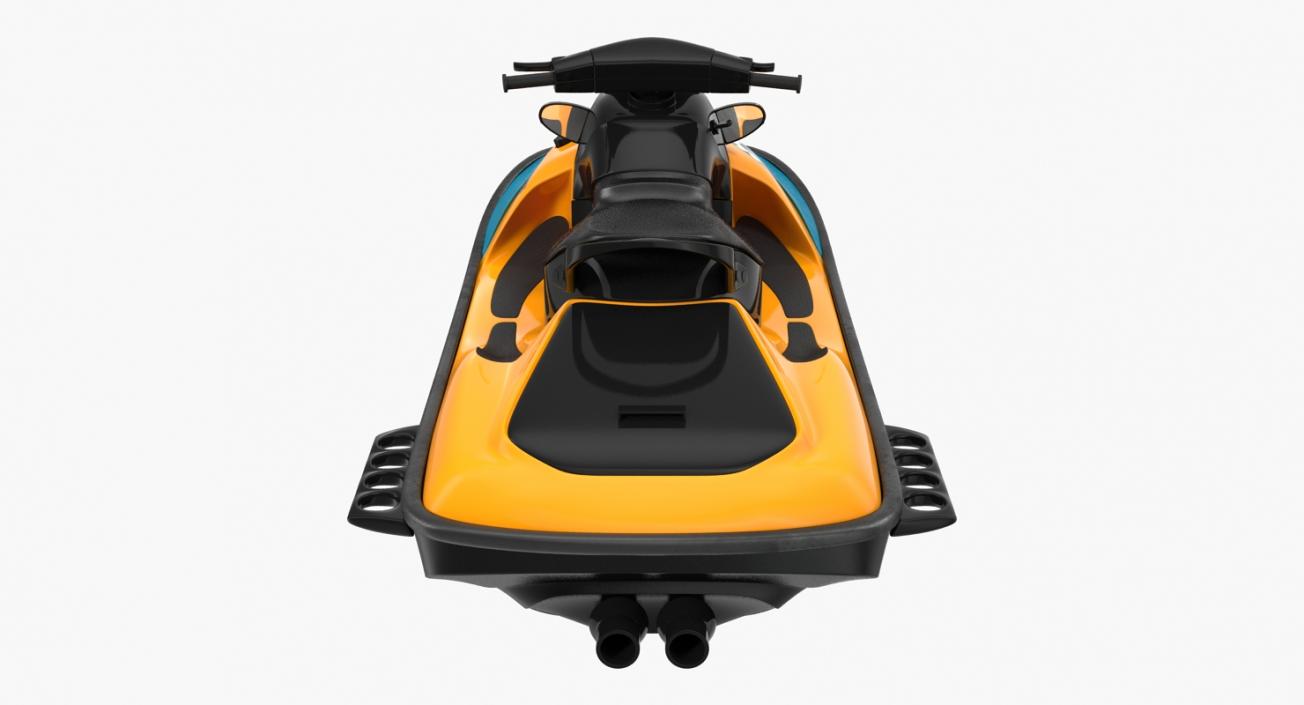 Jet Ski Sea-Doo 2 Rigged 3D model
